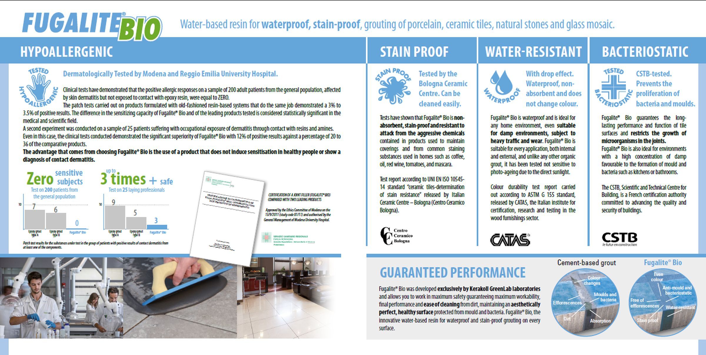 Fugalite® Bio Resin Grout by Kerakoll