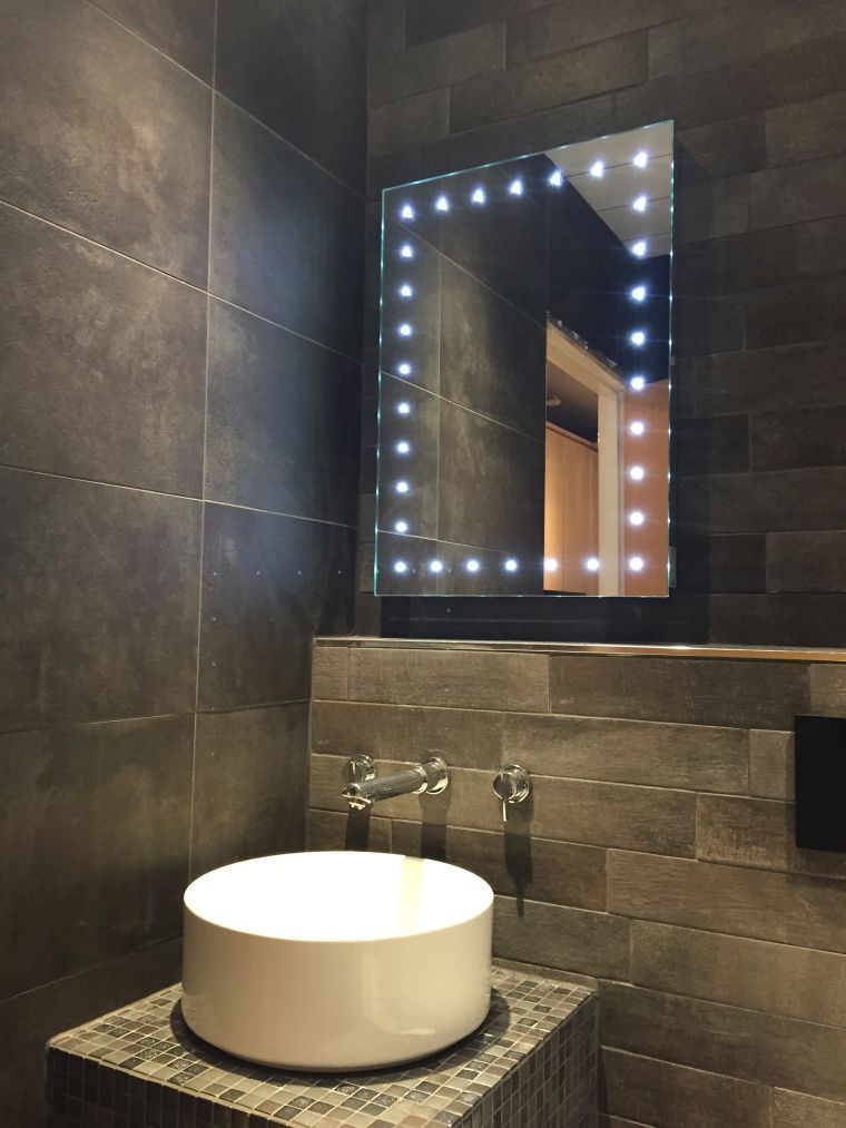 Small format in a bathroom