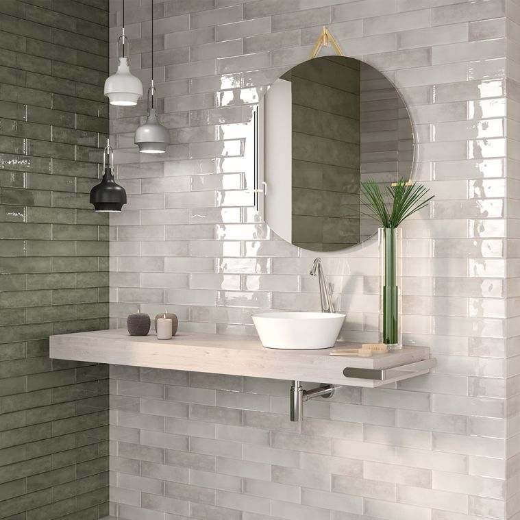 Small format in a bathroom