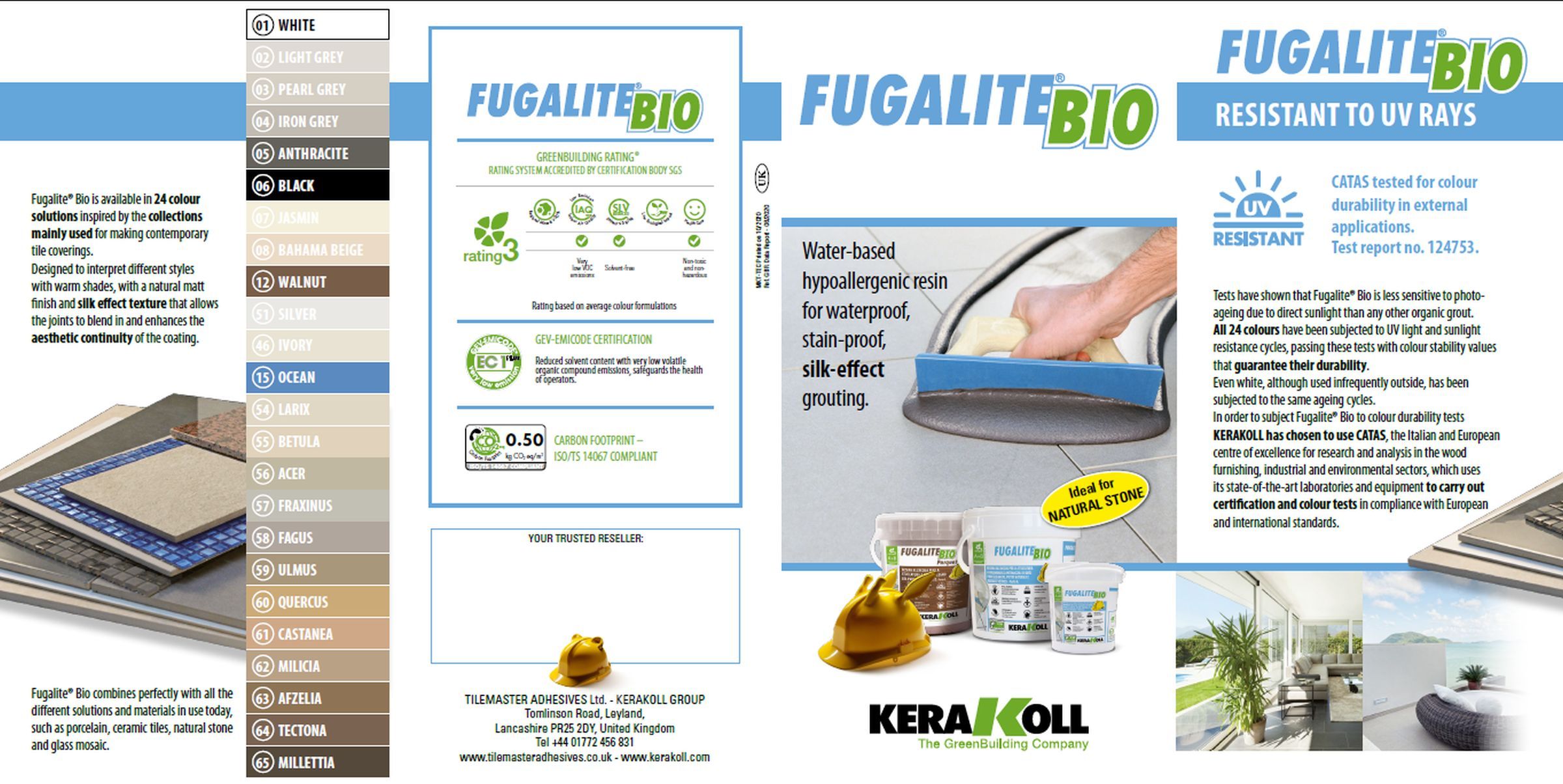 Fugalite® Bio Resin Grout by Kerakoll 