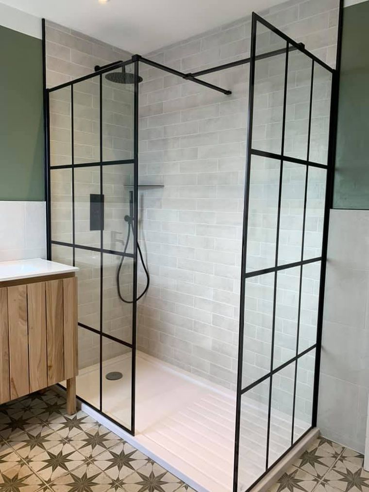 Small format in a bathroom